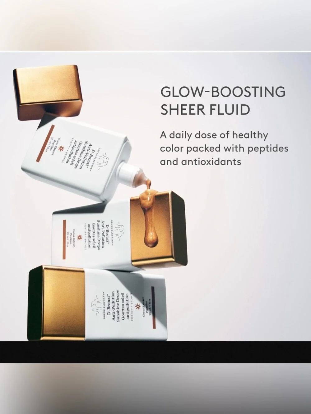 Drunk Elephant Bronzing Drops D-Bronzi Sunshine Drops *New without box*
